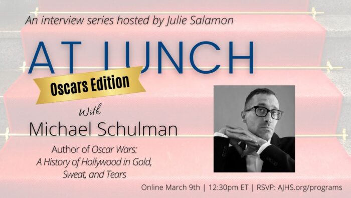 Michael Schulman Author of Oscar Wars: A History of Hollywood in Gold, Sweat, & Tears