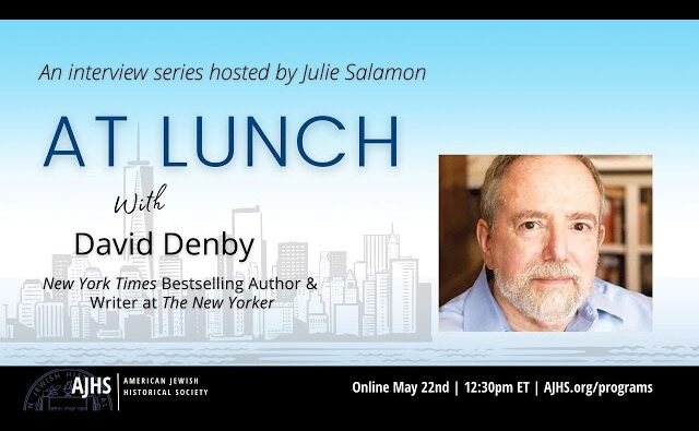 David DenbyJournalist and author