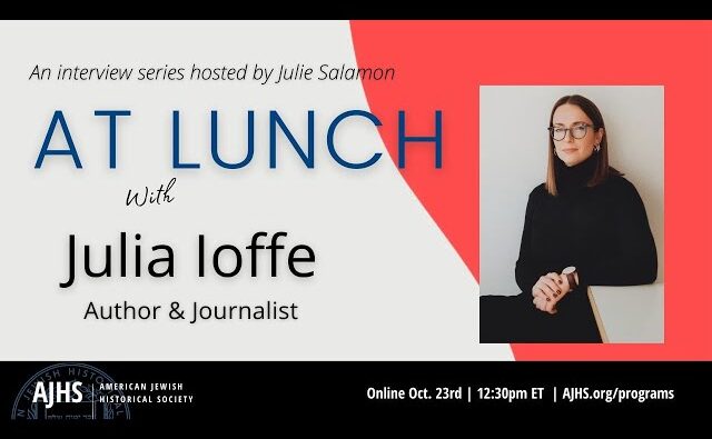 Julia Ioffeauthor of MOTHERLAND and journalist